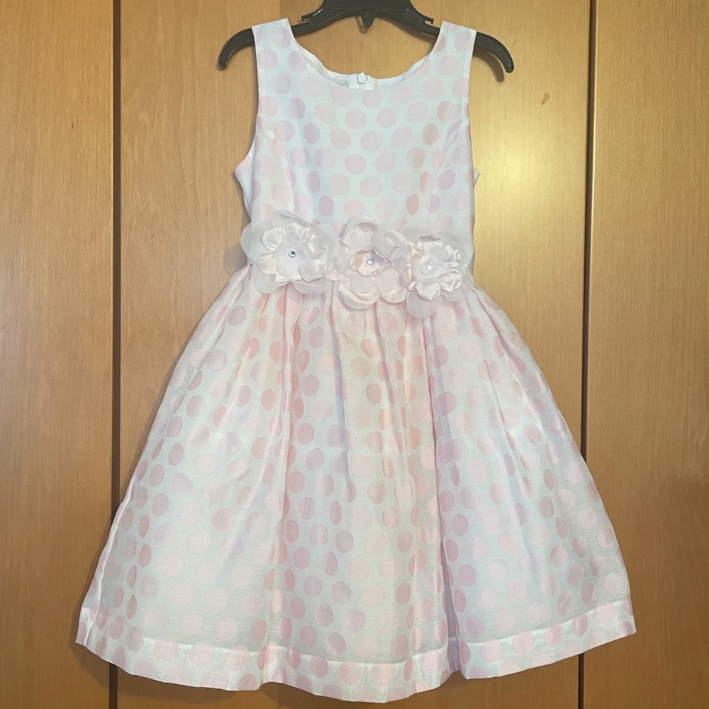 Silvian Heach Little Girl Polkadot/Flower Dress.